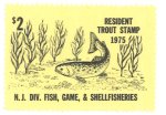 (image for) 1975 New Jersey Resident Trout Stamp MNH CV