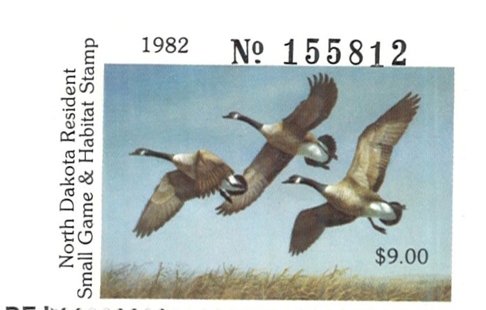 (image for) North Dakota 32 Duck State Stamp MNH CV $100.00